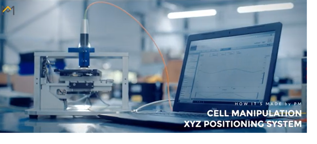 Positioning stage for life science